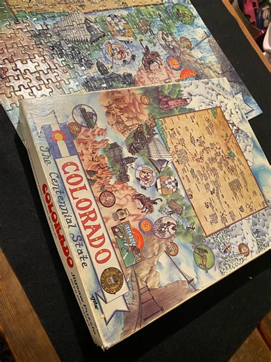 Vintage Colorado Jigsaw Puzzle 1979 Centennial State - Etsy