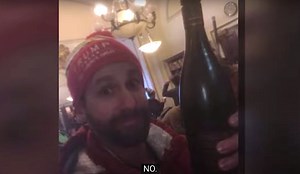 Gentleman who drank wine at Capitol riot learns mid-interview he's now running for wrong political seat