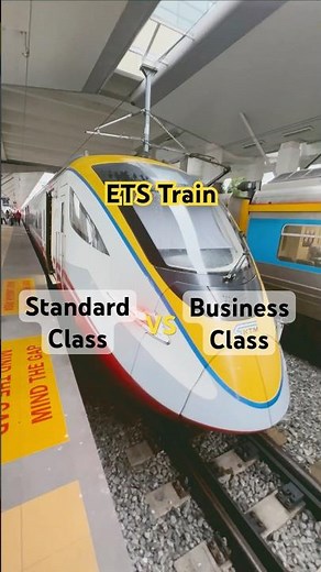 ETS Train Platinum - Standard vs Business Class - Seat configuration comparison