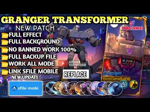 Script Skin Granger Transformer - Megatron No Password || Full Effect Voice || Patch Terbaru