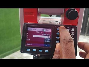 TOTAL STATION TUTORIAL - RESECTION WITH COMNAV C200 TOTAL STATION