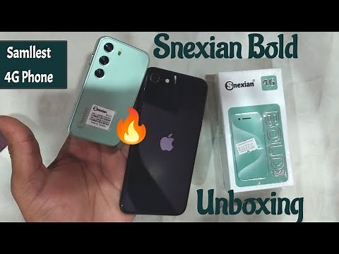 Smallest 4G SmartPhone (Snexian Bold T240) Unboxing & First Look🔥🔥🔥