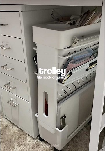 Trolley Organizer Cart for Efficient Stationery Storage
