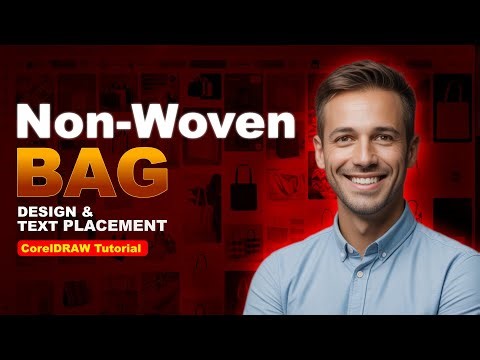 This Non-Woven Bag Design Looks Simpl | corelDRAW Tutorial