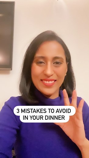 Three mistakes you need to stop making with your dinner. Number one is eating fruits for dinner. Now remember, fruits have active fruit enzymes that have the same effect on your body like coffee has. It has a waking effect on your body. Fruits is best consumed during the day, in the morning or evening as a snack, but never after sunset. It also spikes your glucose levels and you don’t want to spike glucose levels just before going to bed. Number two is having starchy, rich foods that are rich in