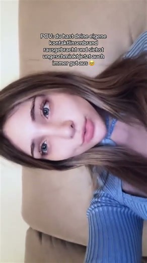 Warum sieht man mit Linsen immer lowkey geschminkt aus #slayeyes #kontaktlinsen