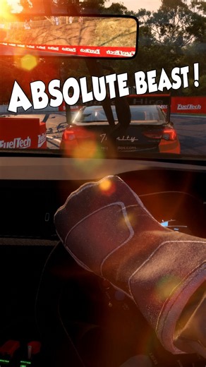 Super V8 in VR is an ABSOLUTE BEAST! 🔥 | Pimax Dream Air #SimRacing #VR #Shorts
