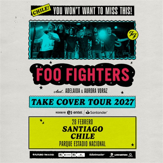 Foo Fighters - Take Cover Tour 2027
