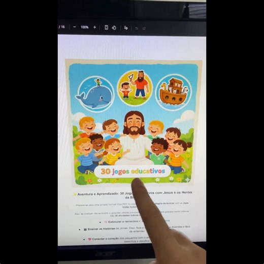 ✨ Transforme o tempo longe das telas em momentos de fé, aprendizado e diversão com seu pequeno! ✨ Com o Kit Anjinhos Criativos, seu filho aprende sobre amor 💖 e fé em Jesus ✝️ de forma leve e divertida: 📚 300 Atividades Bíblicas Divertidas 🎨 200 Desenhos para colorir bíblicos 🎲 30 Jogos Educativos 🙏 25 Orações Encantadoras para a Hora de Dormir 🌟 E muito mais! 🖨️ Tudo em PDF para imprimir e começar hoje mesmo! ⚠️ ATENÇÃO: A oferta é por tempo limitado! 👉 Clique em “Saiba Mais” e garanta 