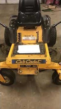 Cub cadet RZT 50 belt install