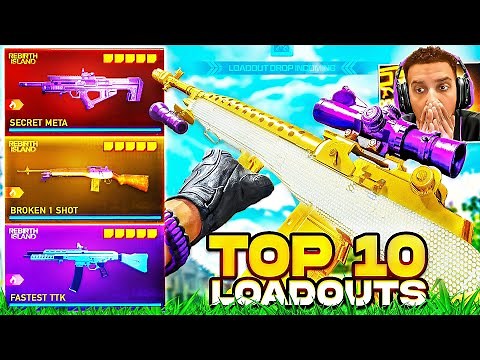 TOP 10 NEW META LOADOUTS in Warzone Rebirth Island! (Best Class Setups)