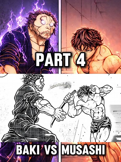 MUSASHI MIYAMOTO VS BAKI HANMA PART 4 #musashi #Baki #bakihanma #animetagalog
