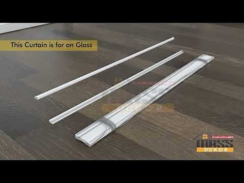 Plissee ohne Bohren–Montage & Maßanpassung-Pleated Blind – No Drilling|Installation & Custom Sizing