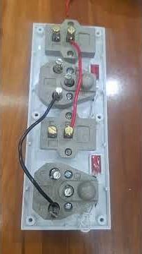 “2 Switch 2 Socket connection ab hua aur bhi easy 🔥 Full practical wiring step by step ⚡”