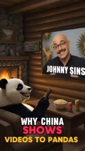 Why China Shows Videos to Pandas? 🐼|#panda #wildlife #china #3danimation #animation #shorts