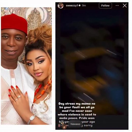 You wanted someone with a high star to boost your fallen star. If you think you can bite the finger that fed you, you’ll go down. My daughter supported your senatorial election with $50k. We are covering you up and making you feel like an Odogwu, you’re mad - Actress Regina Daniel’s mother lashes out at daughter’s estranged husband Ned Nwoko over alleged arrest of her son Sweezy | Lindaikejiblog