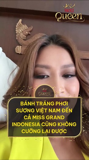 Bà Andina dính đồ ăn Việt Nam lắm rồi đó ! #missgrandinternational #doanthienan #hoahauthienan #missgrand #moligroup #moliqueen #beautypeagent