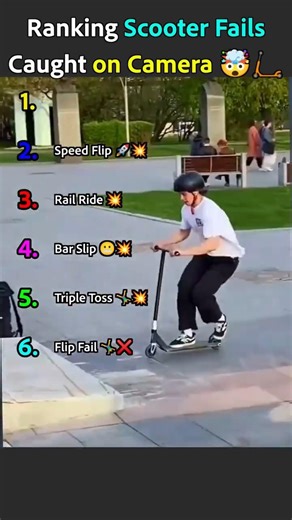 Ranking Craziest Scooter Fails 😳🛴💥 #1 Will Shock You!” #shorts #scooterfails #morksrank #relatable