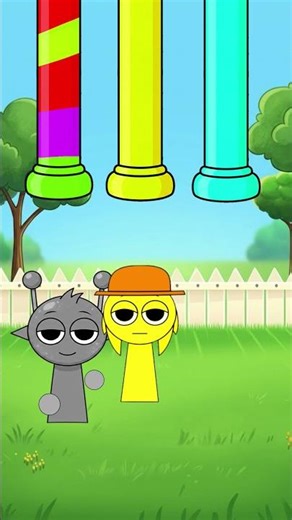 Help Brown Color Mix Chellenge - Incredibox Sprunki #animation #funny #games