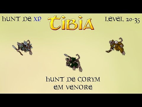 ⚔️ Hunt de Corym em Venore! XP Bruto pra Up Rápido | Cuidado: Muitos Bichos! | Tibia Free Account
