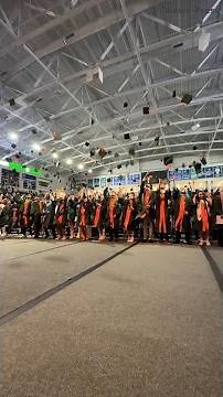 Dunbar High School grads celebrate with cap toss as 2026 ceremony ends