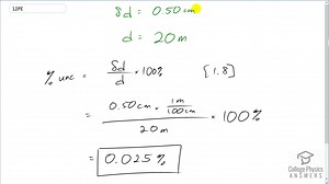 OpenStax College Physics Solution, Chapter 1, Problem 12 (Problems and Exercises)