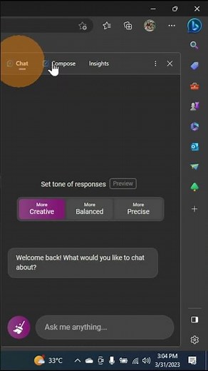 Quick Introduction to the New Bing AI in Microsoft Edge