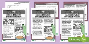 KS1 Pawsome Post: 'Farmer Grows an Enormous Turnip' Reading Comprehension Activity