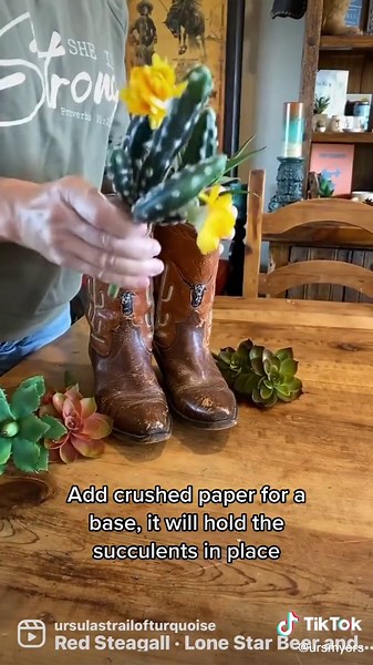 Vintage Cowboy Boots Decorations for Rustic Ranch Home