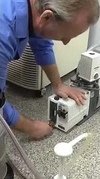 How to Change Oil in a Vacuum Pump. Watch the full video in our channel. #freezedryer #lyophilizer