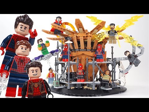 LEGO Spider-Man: No Way Home Set Spider-Man Final Battle | LEGO 76261 Stop Motion Build Review