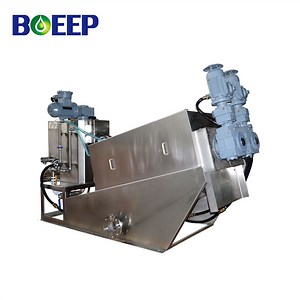 [Hot Item] Wastewater Treatment Process Sludge Dewatering Solutions Screw Filter Press Machine