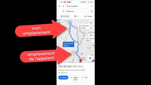 comment localiser un téléphone gratuitement avec google maps || localiser l'appelant avec son numéro