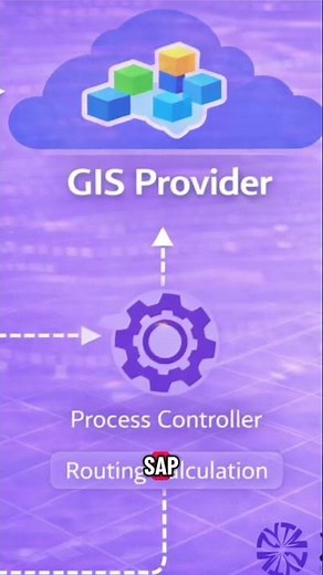 SAP HANA GIS Services for Fleet Tracking #sap #logistics