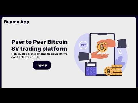 Beymo App - P2P Bitcoin BSV trading platform