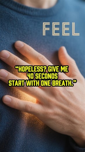 Feeling Hopeless? 40-Second Breath to Find Hope Now #Motivation #MentalHealth #AnxietyRelief