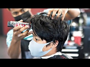 HAIRCUT TUTORIAL: DROP FADE SLICK BACK | HOW TO CUT THE TOP