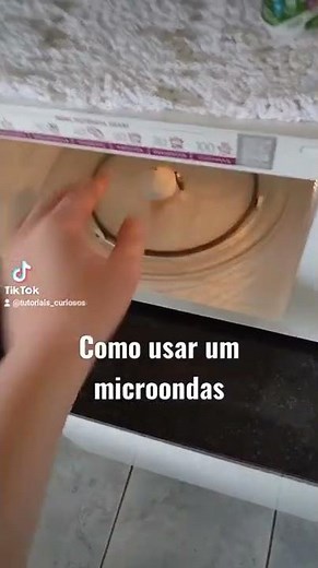 Como usar um microondas
