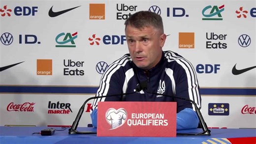 Ukraine taking World Cup qualifiers one game at a time, coach Rebrov says