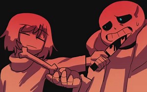 UndertaleGE线最终BOSS战：SANS