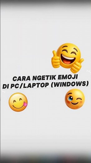 How to Type Emoji or Emote on Laptop/PC (Windows) #tipsandtricks #emoji #shortsvideo #tutorial