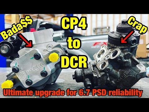 CP4 to DCR conversion 6.7 Powerstroke
