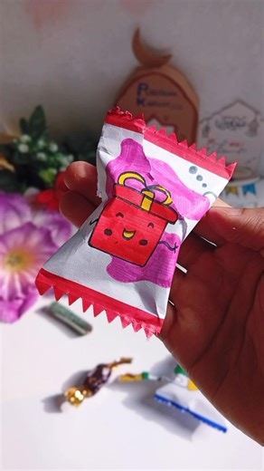 DIY Cute Candy 🍭 Wrapper ✨#diycraft #papercraft #candycraft #handmade #giftidea #shorts
