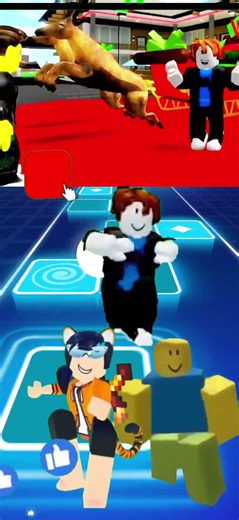 Roblox Characters Dancing to Coffin Dance Cover in Tiles Hop! 😂🔥 #Shorts