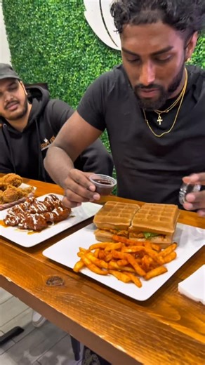 Krispy Fry on Instagram: "BOGOS ARE BACK AT KRISPY FRY! Buy One Get One 50% OFF on our latest popular menu items! Including our waffle chicken sandwich featured here. Available only until Friday! #friedchicken #burgers #smashburger #foodies #chicken #food #lunch #halal #halalfood #feast #family #fries #oshawa #ajax #toronto #ontario #canada #sauce #fried #sandwich #whitby #pickering #markham #bowmanville #durham"