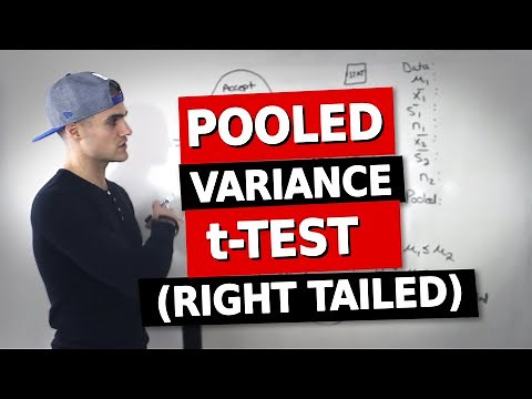 QMS 202 - Pooled Variance t-Test (Two Sample Hypothesis Testing) - Ryerson University