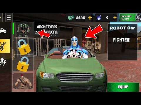 Unlocking Robots In Rope Hero Vice Town | Zaib