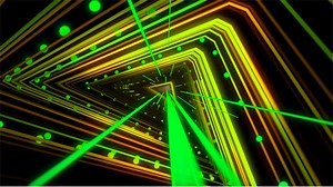 Neon Light Tunnel VJ Pack