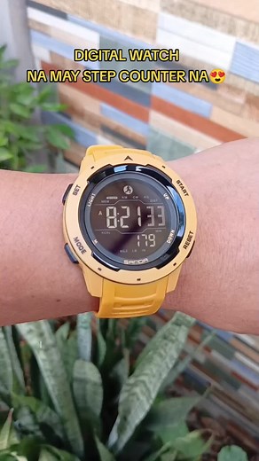 Digital Watch na may Step Counter: Sanda Smartwatch