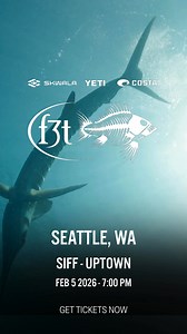Final call. F3T returns for its 20th anniversary with a fresh global film lineup, giveaways, and one unforgettable night. 🎣 This will sell out. 📅 Feb 5 | 7PM 📍SIFF Uptown | The F3T